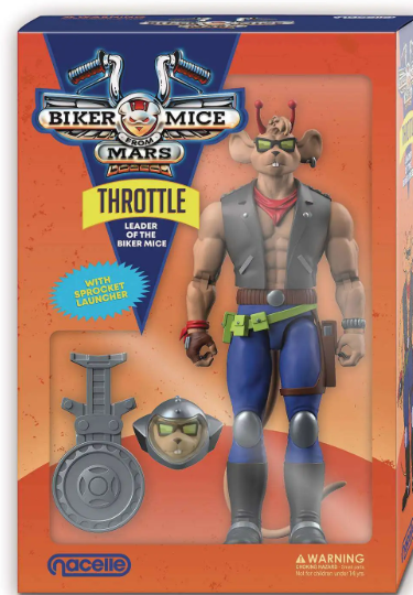 Biker Mice from Mars Throttle Action Figure